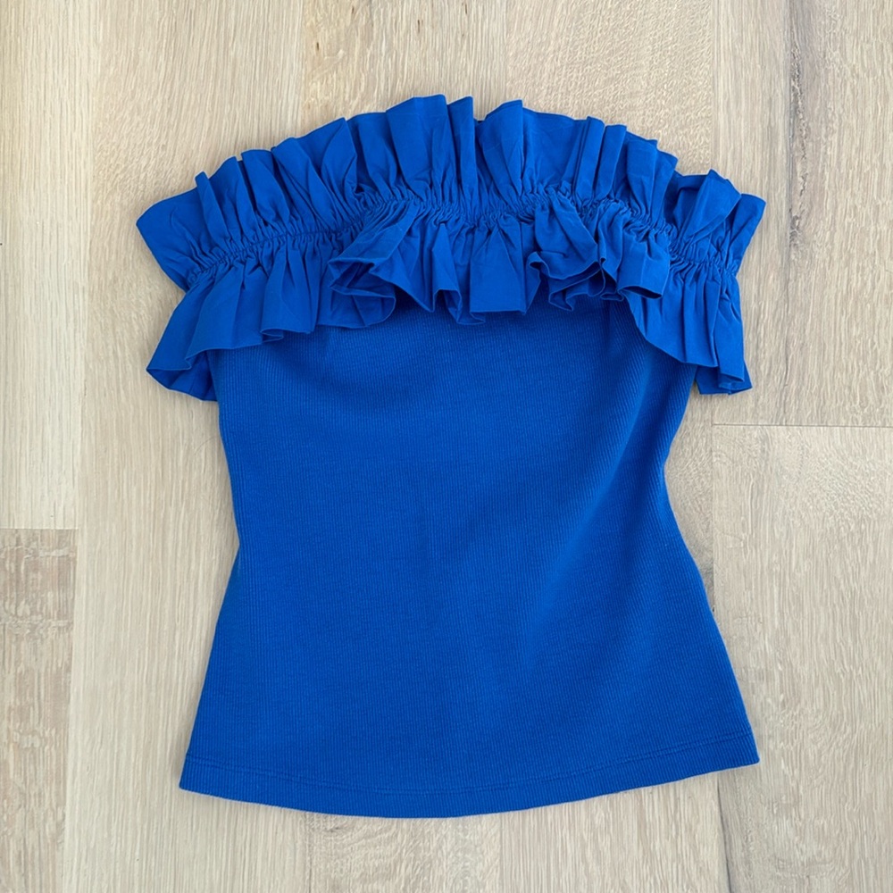 Maeve Strapless Top Royal Blue (Size XX-Small)